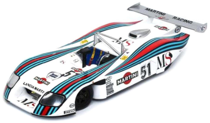 Lancia MARTINI GR6 #51 FABI/ALBORETO/STOMMELEN 24H LE MANS 1982 hvid/blå/rød 1:18