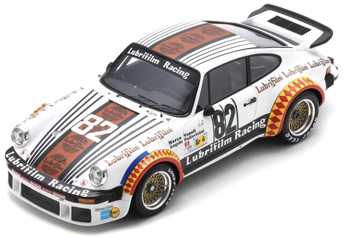 PORSCHE 934 3.0L TURBO TEAM LUBRIFILM RACING N 82 24h LE MANS 1979 H.MULLER - A.PALLAVICINI - M.VANOLI WHITE 1:18