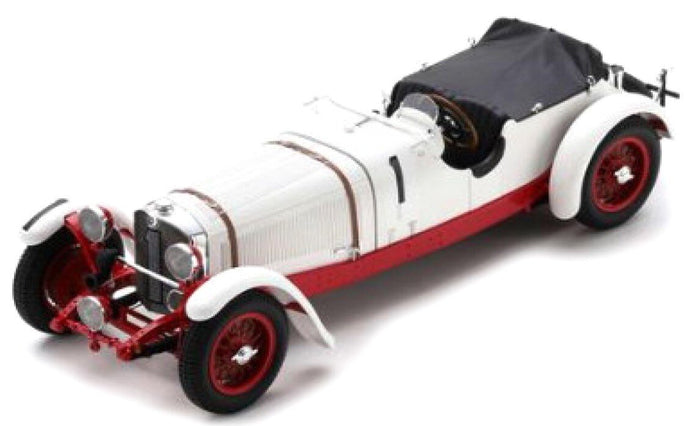 Mercedes Benz SS #1 IVANOWSKI/STOFFEL 2nd 24H LE MANS 1931 hvid/rød 1:18