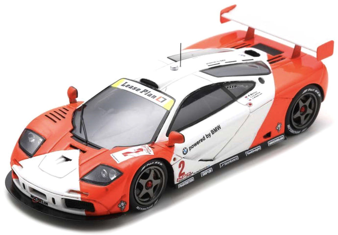 Mclaren F1 GTR #2 BELLM/WEAVER/LEHTO 3rd ZHUHAI BPR 1996 rød/hvid 1:43