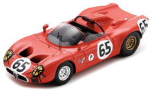 Indlæs billede til gallerivisning ALFA ROMEO 33 SPIDER TEAM AUTODELTA N 65 12h SEBRING 1967 A.DE ADAMICH - T.ZECCOLI RED 1:43