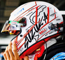 Indlæs billede til gallerivisning BELL HELMET F1 CASCO HELMET RENAULT A523 TEAM BWT ALPINE N 31 JAPAN GP 2023 ESTEBAN OCON WHITE 1:5