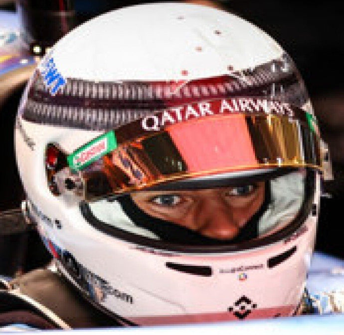 PIERRE GASLY - HELMET - SPRINT RACE QATAR GP 2023 hvid/sort 1:5