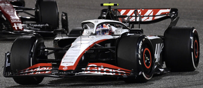 HAAS F1 VF-23 TEAM MONEYGRAM HAAS N 27 AUSTIN USA GP 2023 NICO HULKENBERG WHITE BLACK RED 1:43
