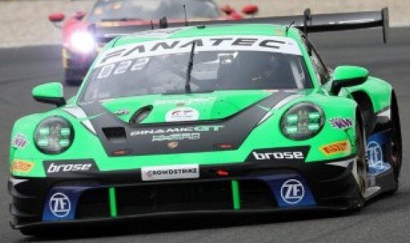PORSCHE 911 992 GT3 R TEAM HUBER RACING N 54 24h SPA 2023 A.GUVEN - S.MULLER - C.ENGELHART GREEN BLACK 1:43