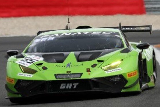 LAMBORGHINI HURACAN GT3 EVO 2 TEAM GRT GRASSER N 85 WINNER SILVER CUP 24h SPA 2023 C.SCHMID - B.HITES - G.VAN BERLO GREEN BLACK 1:43