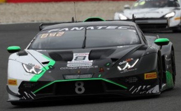 LAMBORGHINI HURACAN GT3 EVO 2 TEAM AGS EVENTS N 8 24h SPA 2023 L.GORINI - A.BORGA - N.JAMIN BLACK WHITE 1:43