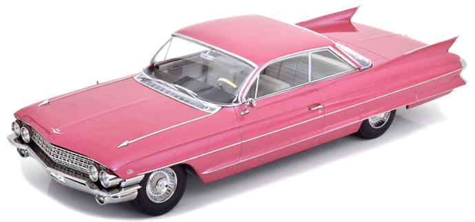 Cadillac SERIES 62 COUPE DEVILLE 1961 lyserød metallic 1:18