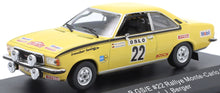 Indlæs billede til gallerivisning Opel COMMODORE B GS/E #22 ROHRL/BERGER RALLY MONTE CARLO 1973 gul/sort 1:43