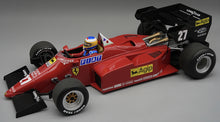 Indlæs billede til gallerivisning Ferrari 126 C4-M2 #27 M. ALBORETO 2nd PLACE EUROPEAN GP 1984 + FIGUUR rød/sort 1:18