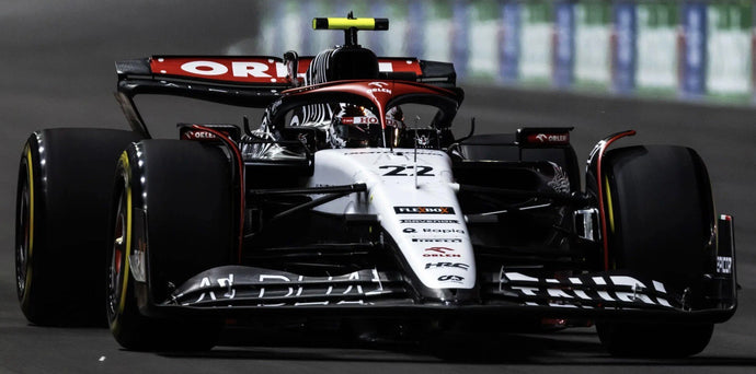 ALPHA TAURI F1 AT04 TEAM ALPHA TAURI N 22 LAS VEGAS USA GP 2023 YUKI TSUNODA WHITE BLACK 1:43