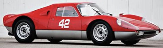 Porsche 904 CARRERA GTS #42 PEBBLE BEACH AUCTION 2017 Limited Edition rød/grå 1:18