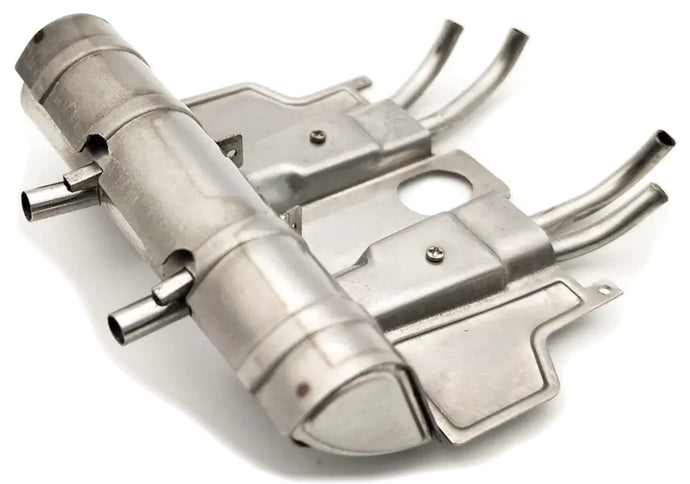 PORSCHE STREET EXHAUST SYSTEM (INTERCHANGEABLE) 904 CARRERA GTS SILVER 1:18