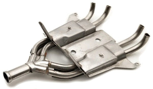 PORSCHE SEBRING EXHAUST SYSTEM (INTERCHANGEABLE) 904 CARRERA GTS SILVER 1:18