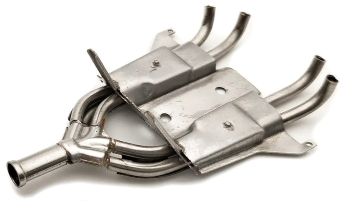 PORSCHE SEBRING EXHAUST SYSTEM (INTERCHANGEABLE) 904 CARRERA GTS SILVER 1:18
