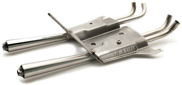 PORSCHE MEGAPHONE EXHAUST SYSTEM (INTERCHANGEABLE) 904 CARRERA GTS SILVER 1:18