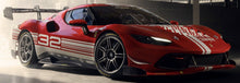 Indlæs billede til gallerivisning FERRARI 296 GT3 3.0L TWIN TURBO V6 CHALLENGE N 32 FINALI MONDIALI MUGELLO ITALY 2023 RED WHITE 1:43