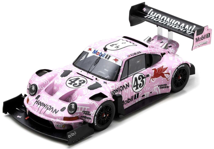 HOONIPIGASUS 911 #43 KEN BLOCK PIKES PEAK 2022 lyserød/hvid/sort 1:18