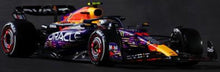 Indlæs billede til gallerivisning RED BULL F1 RB19 TEAM ORACLE RED BULL RACING N 11 3rd LAS VEGAS USA GP 2023 SERGIO PEREZ PURPLE YELLOW RED 1:43