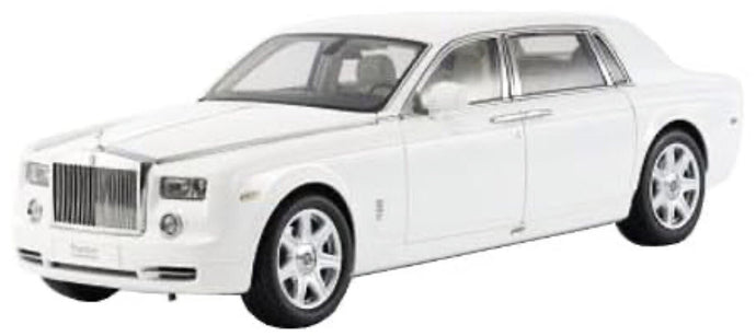 Rolls Royce PHANTOM EWB hvid 1:18