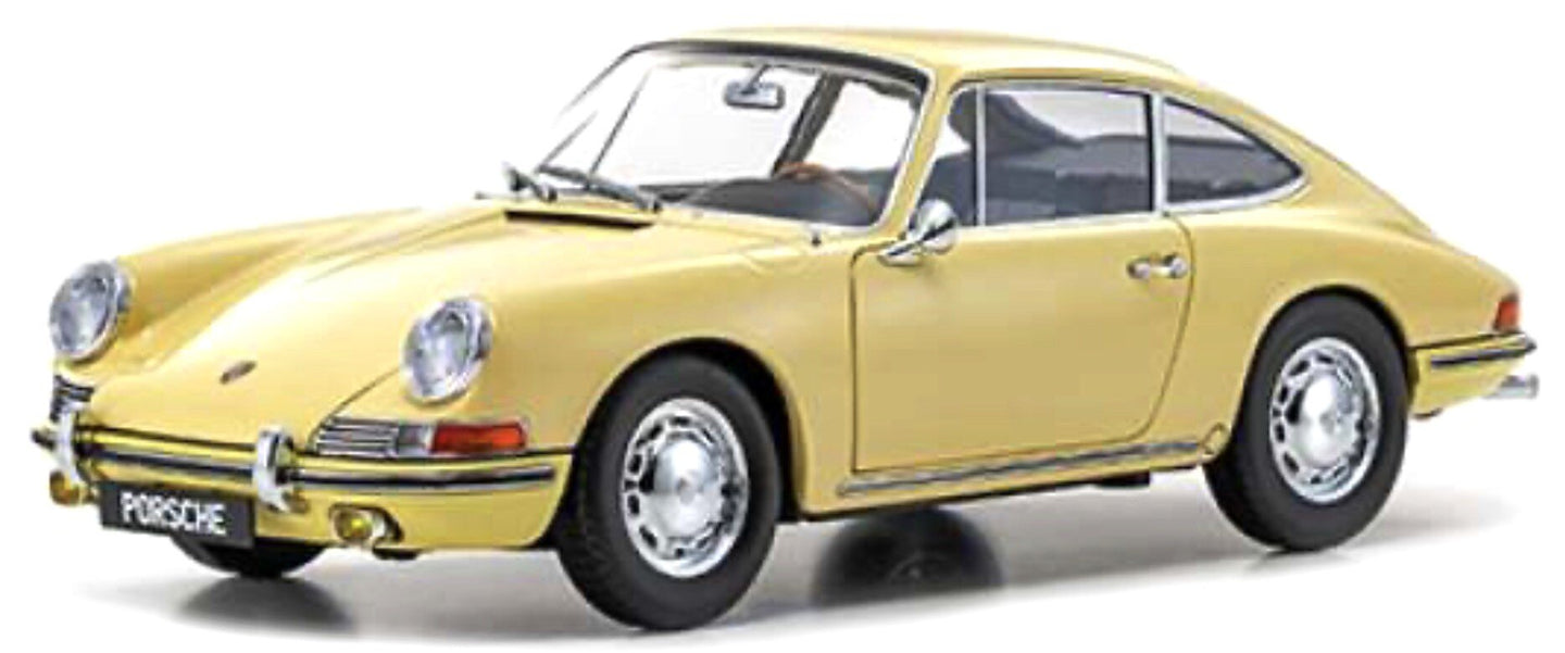 PORSCHE 911 901 COUPE 1964 CHAMPAGNE YELLOW 1:18
