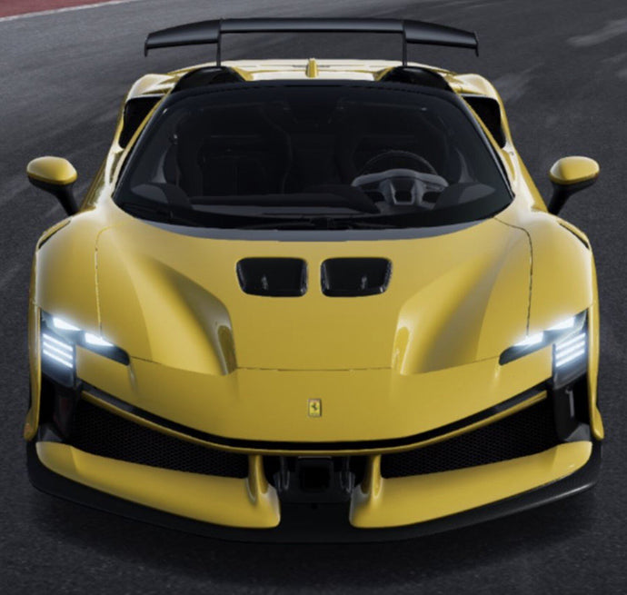 FERRARI SF90 XX STRADALE SPIDER 2024 GIALLO MONTECARLO - YELLOW MET BLACK 1:43