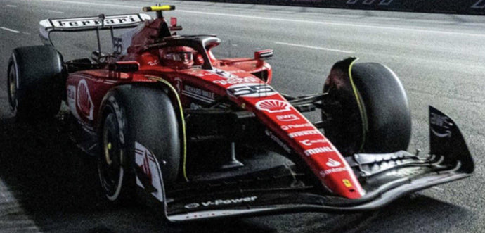FERRARI F1 SF-23 TEAM SCUDERIA FERRARI N 55 LAS VEGAS USA GP 2023 CARLOS SAINZ RED WHITE BLACK 1:43