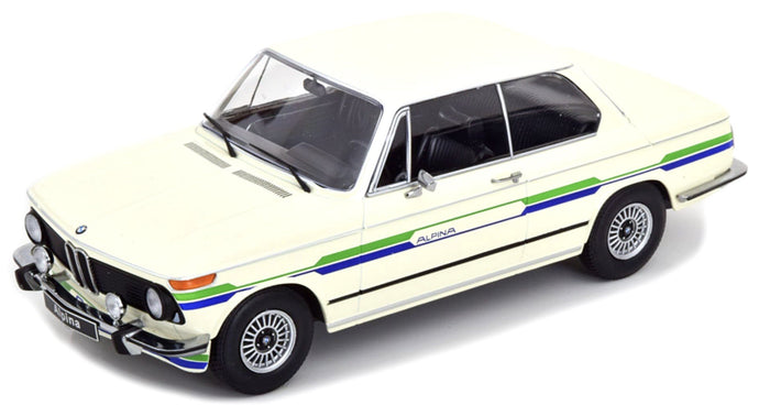 BMW 2002 ALPINA 1974 hvid/grøn/blå 1:18