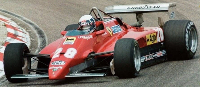 FERRARI F1 126C2 (late version) N 28 WINNER HOLLAND ZANDVOORT GP 1982 DIDIER PIRONI RED 1:18