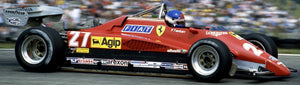 FERRARI F1 126C2 (late version) N 27 WINNER GERMAN GP 1982 PATRICK TAMBAY RED 1:18