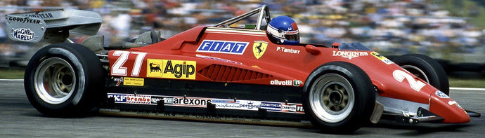 FERRARI F1 126C2 (late version) N 27 WINNER GERMAN GP 1982 PATRICK TAMBAY RED 1:18