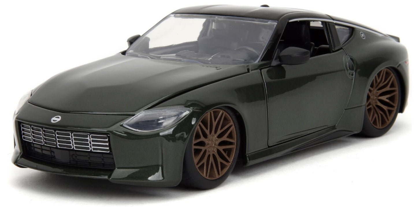 Nissan 350Z 2023 - FAST & FURIOUS mørk grøn/sort 1:24