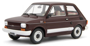 Fiat 126 PERSONAL 4 1980 mørk rød 1:18