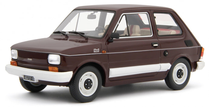 Fiat 126 PERSONAL 4 1980 mørk rød 1:18