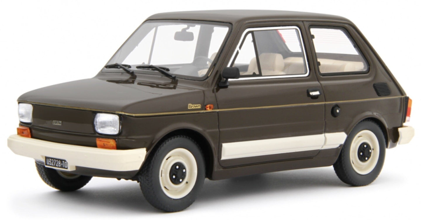 Fiat 126 PERSONAL 4 1980 mørk brun 1:18