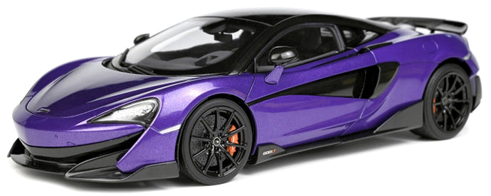 Mclaren 600LT 2018 lilla/sort 1:18