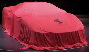 FERRARI DAYTONA SP3 SERIE ICONA OPEN ROOF PRINCIPATO DI MONACO LIVERY N 16 PERSONAL CAR CHARLES LECLERC 2022 MATT BLACK 1:43