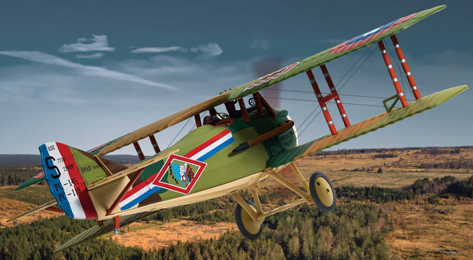SPAD S.XIII, S.7714, Captain Robert Soubiran, O.C 103rd Aero Squadron USAS, France, November 1918 grøn/træ 1:72