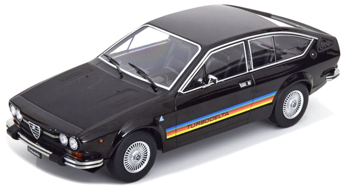 ALFA ROMEO ALFETTA 2000 GTV TURBODELTA 1979 2 TONE BLACK 1:18