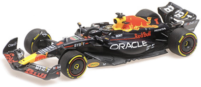 RED BULL F1 RB19 TEAM ORACLE RED BULL RACING N 1 WORLD CHAMPION WINNER ABU DHABI GP 2023 MAX VERSTAPPEN MATT BLUE 1:43