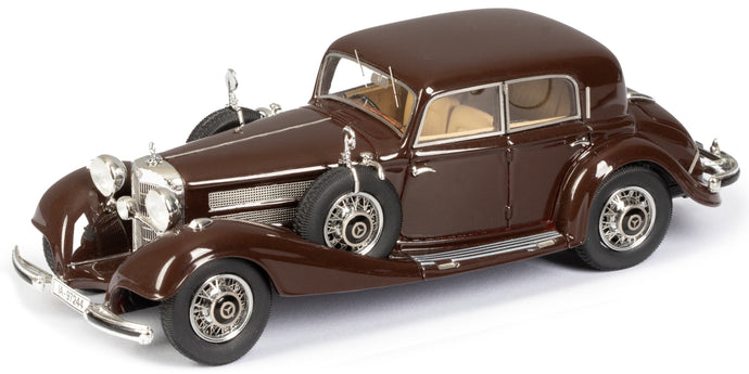 Mercedes Benz 540K W29 4-DEURS SEDAN 1936 mørk brun 1:43