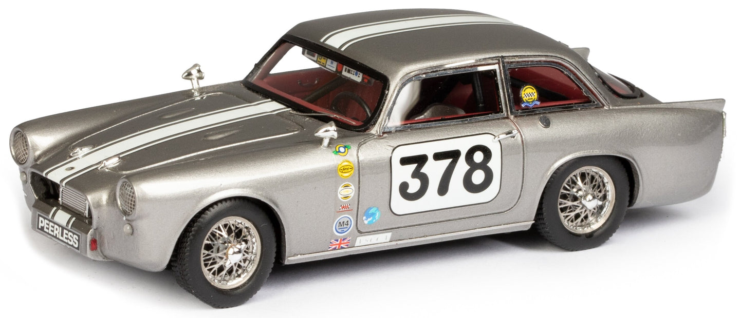 PEERLESS GT COUPE N 378 RACING 1958 SILVER 1:43