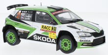 Indlæs billede til gallerivisning Skoda FABIA R5 #31 KOPECKY/DERSLER RALLY CATALUNYA 2018 hvid/grøn/sort 1:24