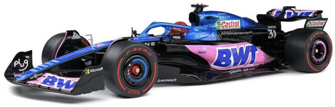 ALPINE F1 A523 TEAM BWT ALPINE N 31 3rd MONACO GP 2023 ESTEBAN OCON BLUE PINK 1:18