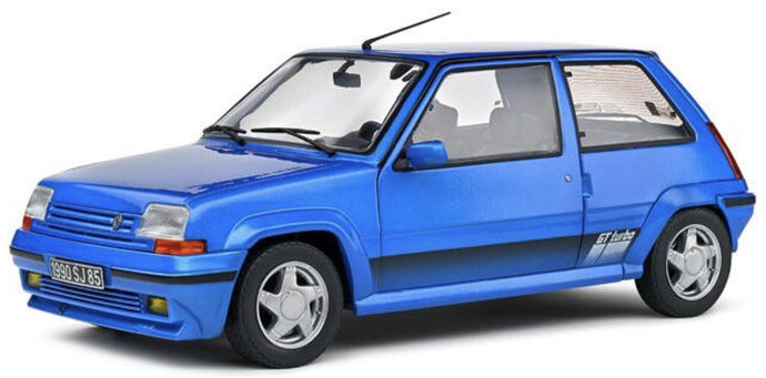 RENAULT R5 GT TURBO MKII 1989 BLUE 1:18 fra Solido