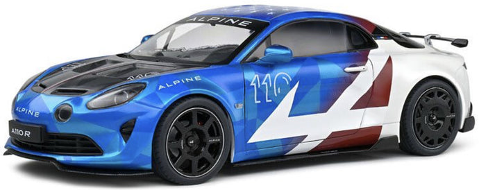ALPINE A110 RADICALE COUPE 2023 BLUE/WHITE/RED 1:18