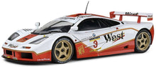 Indlæs billede til gallerivisning McLaren F1 GTR SHORT TAIL #8 PRICE/BASCHER BPR GT 1995 hvid/rød 1:18