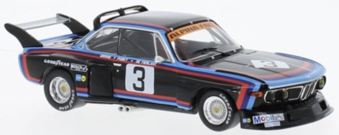 BMW 3.5 CSL #3 FITZPATRICK/WALKINSHAW SILVERSTONE Gr.5 1976 sort/blå/rød 1:43