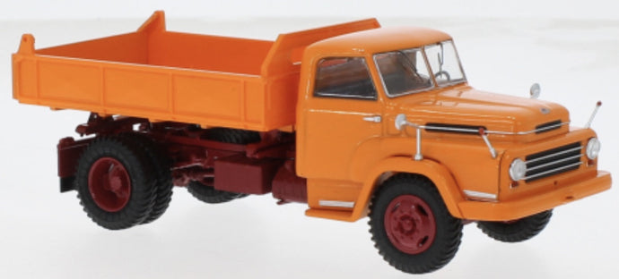 CSEPEL D450B TRUCK CASSONE RIBALTABILE 2-ASSI 1965 ORANGE 1:43