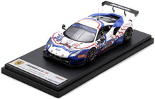 Indlæs billede til gallerivisning FERRARI 488 GT3 EVO 3.9L TURBO V8 TEAM CHINESE TAIPEI N 68 FIA MOTORSPORT GAMES GT SPRINT CUP PAUL RICAR 2022 EVAN CHEN WHITE BLUE 1:43